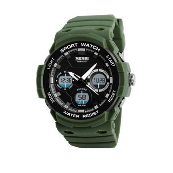Relógio Masculino Skmei Anadigi 1247 Verde