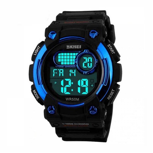 Relógio Masculino Skmei Digital 1054 Preto e Azul