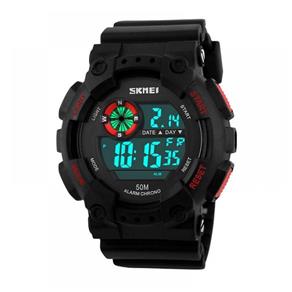 Relógio Masculino Skmei Digital 1101 - Preto e Vermelho