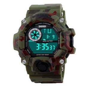 Relógio Masculino Skmei Digital Esporte Militar Verde Ad1019