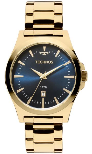 Relógio Masculino Technos Classic 2115lan/4a Azul Dourado