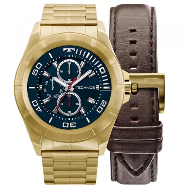 Relógio Masculino Technos Connect Smartwatch SRAB/4P Dourado