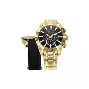 Relógio Masculino Technos OS2AAJAC/4P Dourado 55mm com Pulseiras Adicionais