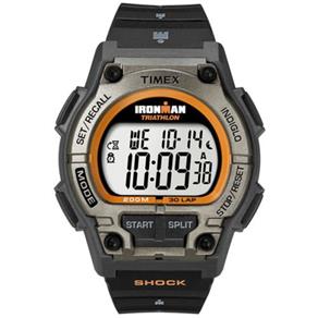 Relógio Masculino Timex Analógico Digital Ironman - T5K341WKL/TN - Preto/Laranja