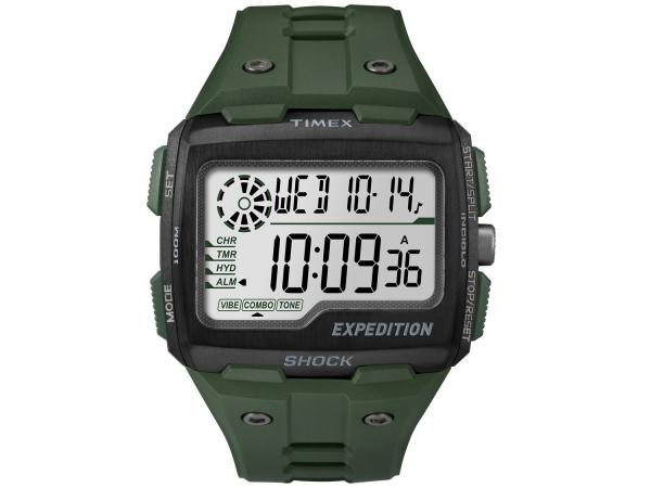 Relógio Masculino Timex Digital - Resistente à Água Cronômetro TW4B02600WW/N