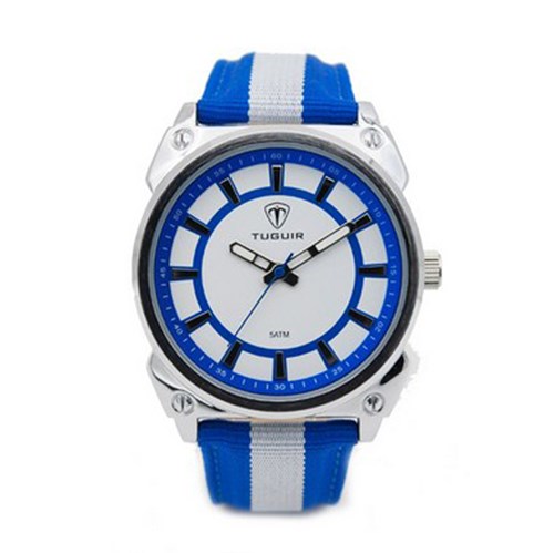 Relógio Masculino Tuguir Analógico 5007 Azul