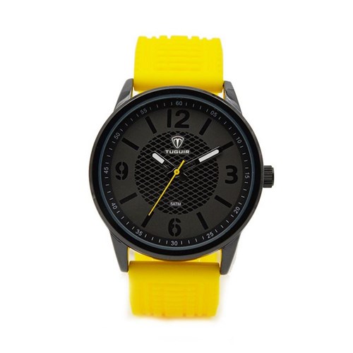 Relógio Masculino Tuguir Analógico 5053 Amarelo