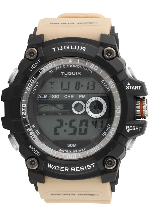 Relógio Masculino Tuguir Digital TG6009 Bege