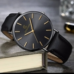 Relógio Masculino Ultrafino Black Design Quartz