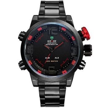 Relógio Masculino Weide AnaDigi Casual WH-2309B - Vermelho