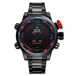 Relógio Masculino Weide AnaDigi Casual WH-2309B Vermelho