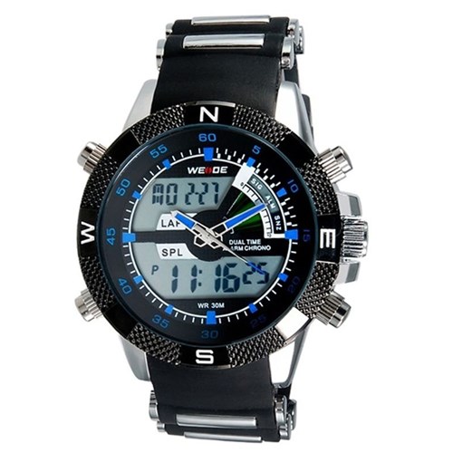 Relógio Masculino Weide AnaDigi Esporte WH-1104 Azul