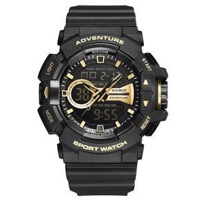 Relógio Masculino Weide AnaDigi WA3J8002 - Preto e Dourado