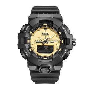 Relógio Masculino Weide AnaDigi WA3J8006 - Preto e Dourado