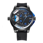 Relógio Masculino Weide Analógico UV-1501 - Preto e Azul