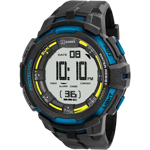 Tamanhos, Medidas e Dimensões do produto Relógio Masculino X-Games Digital Esportivo Xmppd350 Bxpx