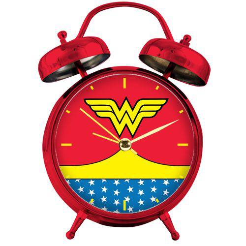 Relógio Mesa Despertador Wonder Woman Body Customs