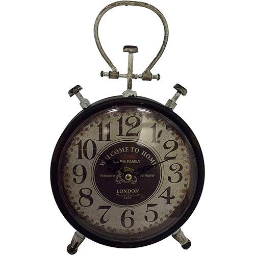 Tamanhos, Medidas e Dimensões do produto Relógio Mesa Ferro Vintage Pequeno Oldway