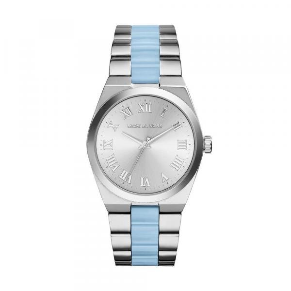 Relógio Michael Kors Feminino MK6150/1KN Prata/Azul