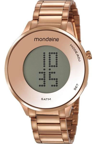 Relógio Mondaine Feminino Digital 53786lpmvre2 Rosé