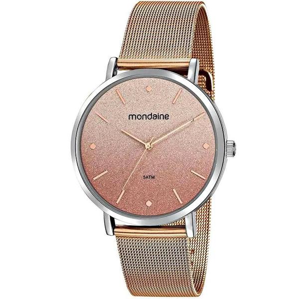 Relógio Mondaine Feminino Minimalista Rosé - 53873LPMVGE3