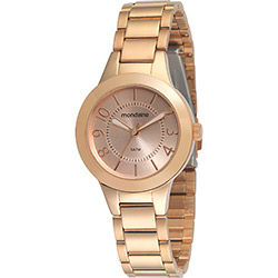 Relógio Mondaine Feminino Social - 78190LPMBRA4 - Rose Gold