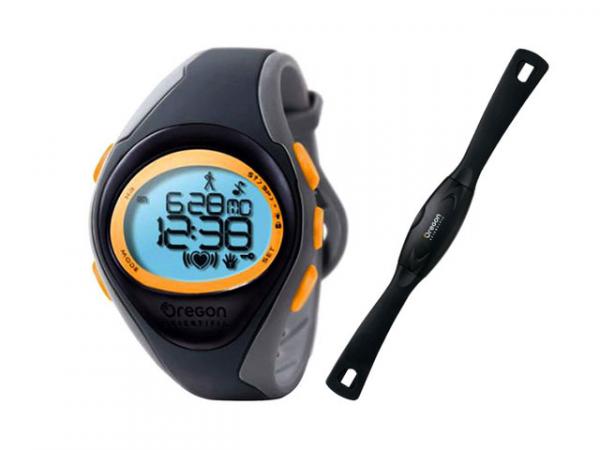 Relógio Monitor Cardíaco SE102L Tap On Lens - (Touchscreen) com Alerta Sonoro, Calorias - Oregon