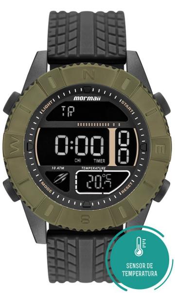 Relógio Mormaii Acquaforce Verde Masculino MO5334AB/8V