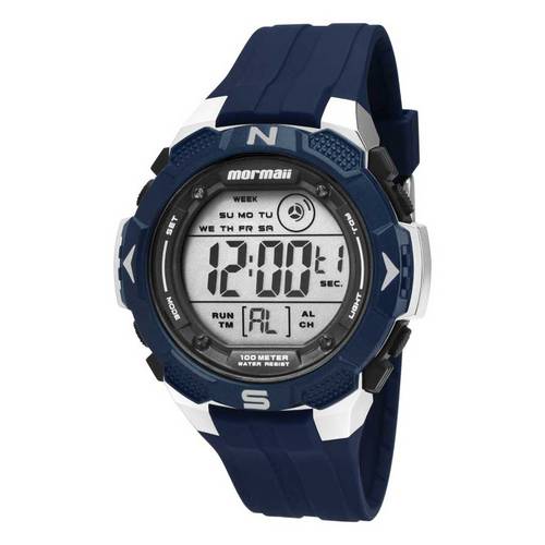 Relógio Mormaii Digital Masculino Mo2908/8a Azul