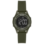 Relógio MORMAII masculino digital borracha verde MO6201AA/8V