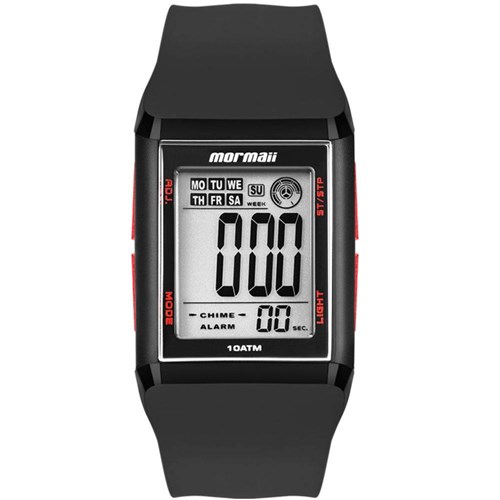 Relógio Mormaii Masculino Digital Quadrado Mo1800/8R