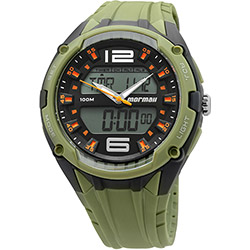 Relógio Mormaii Masculino Esportivo Verde Musgo AD0980/8U