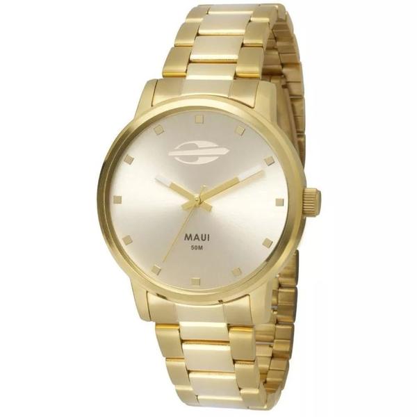 Relógio Mormaii Analógico Feminino Maui Mo2035gn/4k Dourado