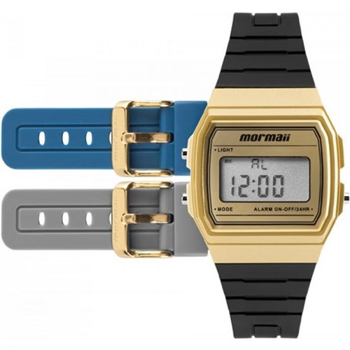 Relógio Mormaii Troca Pulseira Vintage Freestyle Dourado MOJH02AF/8D