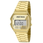 Relógio Mormaii Unissex Vintage Mojh02ab/4d Digital Dourado