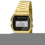 Relógio Mormaii Unissex Vintage Mojh02ab/4p Digital Dourado
