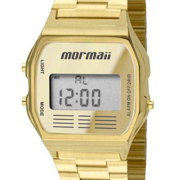 Relógio Mormaii Vintage Digital Dourado Feminino Mojh02ab/4d