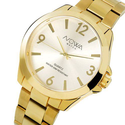 Tudo sobre 'Relógio Nowa Feminino Dourado Fashion NW1003K'