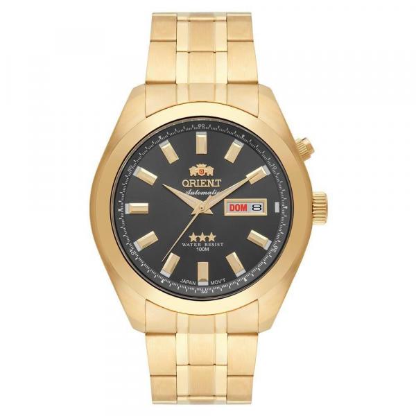 Relógio Orient Automático Dourado Masculino 469gp075 G1KX