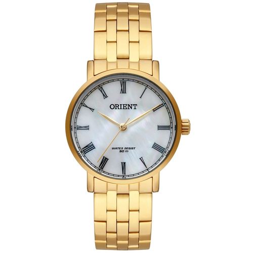 Relógio Orient Dourado Feminino Fgss0128 B3kx