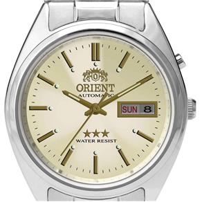 Relógio Orient Masculino Automático 3 Estrelas Prata