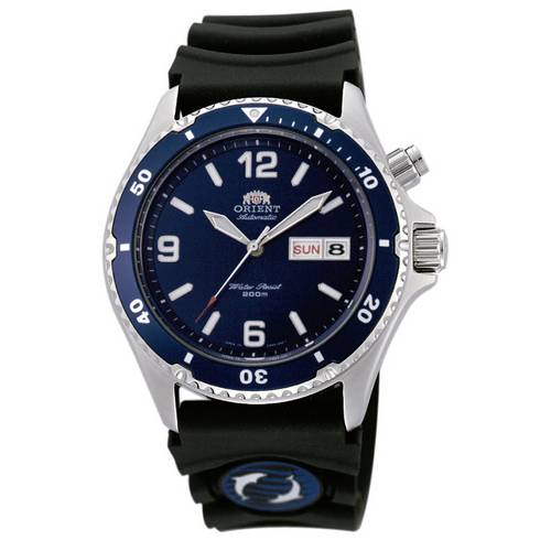 Relógio Orient Masculino Automatico Mako Fem65005dw D2px Azul