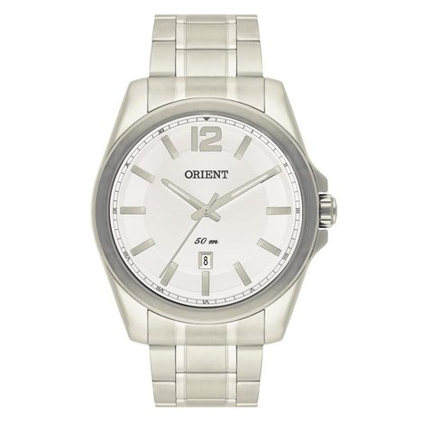 Relógio Orient Masculino com Visor Branco - Mbss1279 S2sx