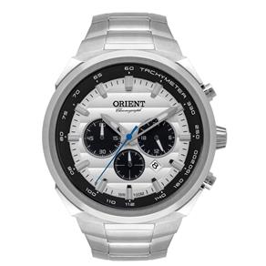 Relógio Orient Masculino Cronografo Mbssc201 S1Sx Aço Prata