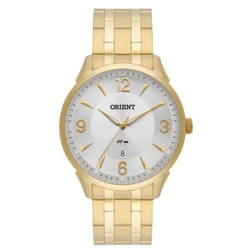 Relógio Orient Masculino Dourado Analógico Mgss1118 S2kx