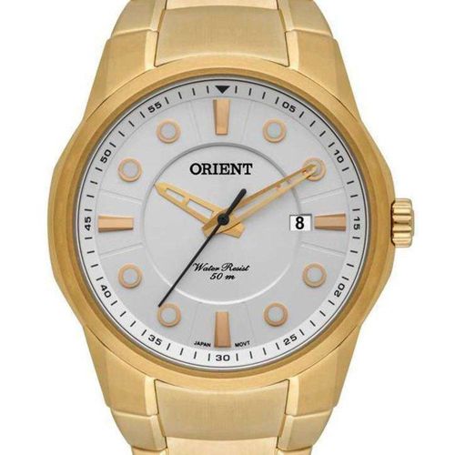Relógio Orient Masculino Dourado Mgss1121 S1kx