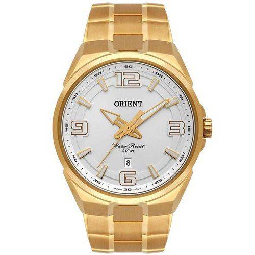 Relógio Orient Masculino Dourado Mgss1162 S2kx