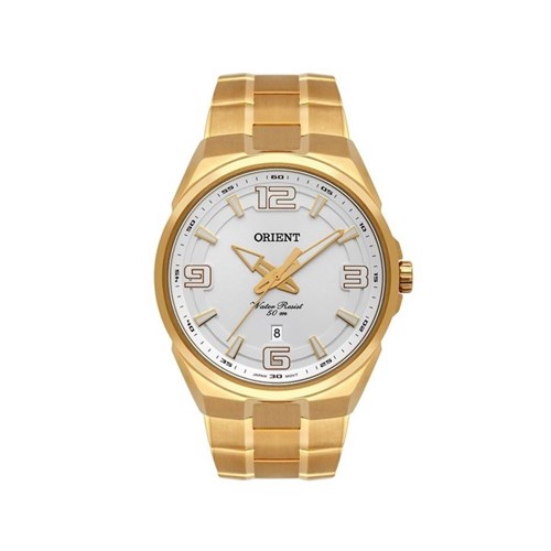 Relógio Orient Masculino Dourado Mgss1162 S2kx
