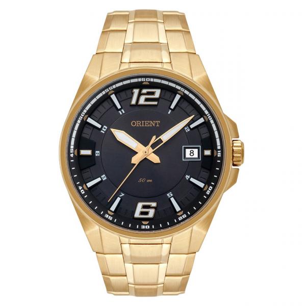 Relógio Orient Masculino Dourado Mgss1168 G2kx