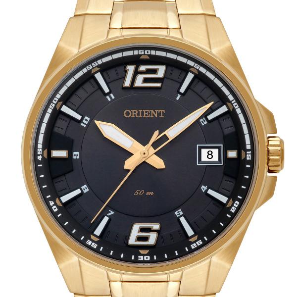 Relógio Orient Masculino Dourado Mgss1168 G2kx